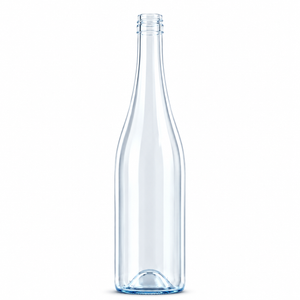 750ml Niebieska Szklana Butelka Wina Burgundowego Jednokrotnego Użytku - Ardagh