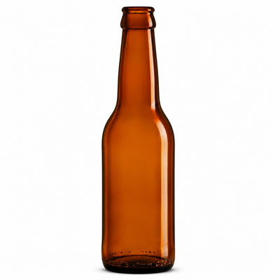 LONG NECK V2 33cl Amber Beer Bottle – Crown Finish (CHA)