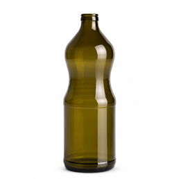 OLEA 100cl Antique Green Glass Bottle – G138 Verplast Finish