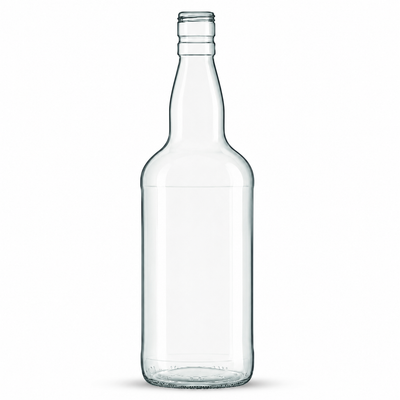 WHISKY 100cl Flint Glass Bottle – DBVPEH Screw Cap Finish