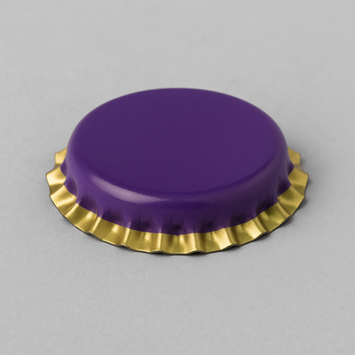 Fioletowe kapsle do butelek piwa – 26mm