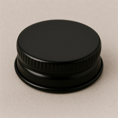 38MM RTO Czarne Zakrętki Twist-Off – Wysoki Profil 10mm