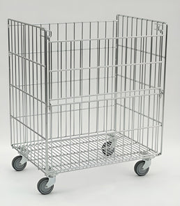 Kontener KK 1015x800x600 – Wytrzymała klatka na kółkach do przechowywania luzem