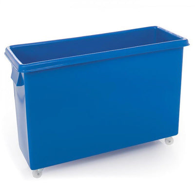 166 Litre Heavy Duty Bar Bottle Trolley MDPE Container Blue