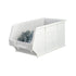Antibacterial Small Parts Bins | White Hygiene-Safe Storage Containers