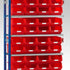 Single Extension Bay Shelving with Bin Kits | Add-On Small Parts Storage Unit