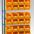 Single Extension Bay Shelving with Bin Kits | Add-On Small Parts Storage Unit
