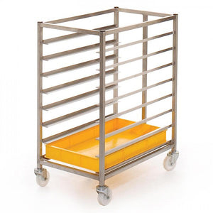Bakery Cooling Rack for 8 x 20L Stacking Boxes Epoxy-Coated Mild Steel