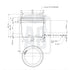 350ml Terrine Kilnclip Glass Jar