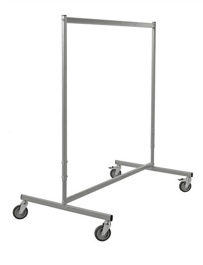 Height Adjustable Garment Rack on Wheels – Ready-to-Wear Clothing Rail | 75kg Capacity
