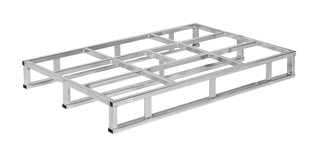Steel Pallet – 1200 × 800 × 145 mm – Frame / Mesh / Full Plate Options ...