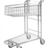 Shop Trolley with Basket – Stackable Storage and Retail Trolley