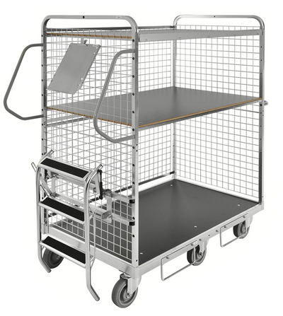 Modul 600 Picking Trolley – Electrogalvanised Flex Cart – 600kg Capacity (1295 × 810 × 1700 mm)