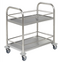 2-Plane Stainless Steel Trolley – C2 – Preschool Version (700 × 400 × 780 mm)