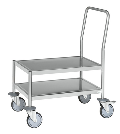 Stainless Steel Platform Trolley – C3 (AISI 304) – 800 × 550 × 905 mm