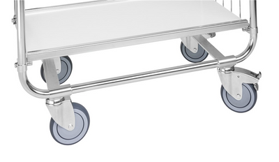 Series 8000 Shelving Trolley – Electrogalvanised Flex Cart – 250kg Capacity (945 × 470 × 1120 mm)