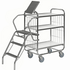 Series 8000 Shelving Trolley – Electrogalvanised Flex Cart – 250 kg Capacity (815 × 470 × 1120 mm)