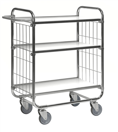 Series 8000 Shelving Trolley – Electrogalvanised Flex Cart – 250 kg Capacity (1195 × 470 × 1120 mm)