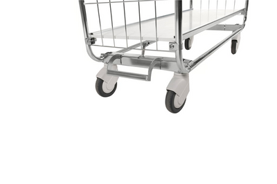 Series 8000 Shelving Trolley – Electrogalvanised Flex Cart with Central Lock – 250kg Capacity (1195 × 470 × 1120 mm)