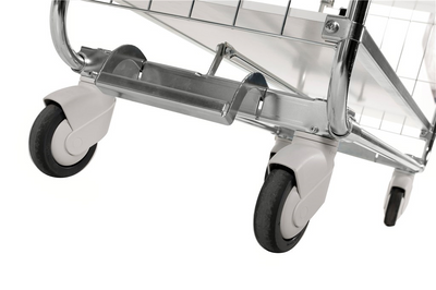 Series 8000 Shelving Trolley – Electrogalvanised Flex Cart with Central Lock – 250 kg Capacity (1395 × 470 × 1120 mm)