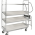 Series 8000 Shelving Trolley – Electrogalvanised – 250 kg Capacity (1195 × 470 × 1590 mm)