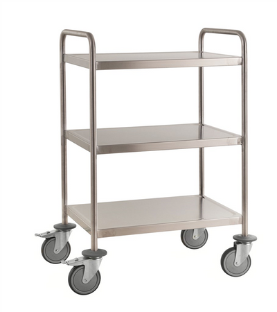 Stainless Steel Trolley – Fully Welded – 3 Levels – C3 – 825 × 575 × 1010 mm