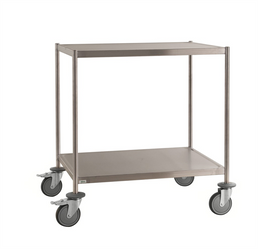 Stainless Steel Trolley – Fully Welded – 2 Levels – C3 – 1075 × 575 × 900 mm