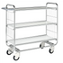 Series 8000 Shelving Trolley – Electrogalvanised with Central Lock – 250 kg Capacity (1395 × 470 × 1120 mm)