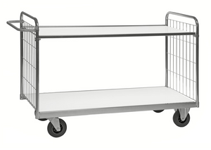 Series 9000 Shelving Trolley – Heavy-Duty Electrogalvanised – 300 kg Capacity (1390 × 650 × 1025 mm)