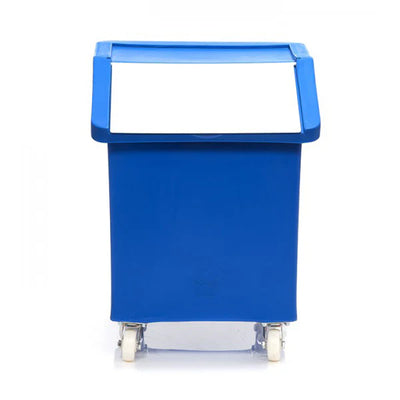89 Litre Ingredients Trolley with Opaque Flap Lid – Food Approved Mobile Storage Bin