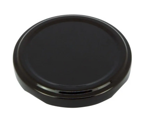 63MM Czarne Zakrętki Twist-Off – Pasteryzowalne