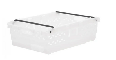 35-litrowa skrzynka z ramieniem do balowania w supermarkecie