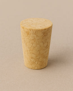 15mm Natural Tapered Cork Stopper – Size 27x15.8x12.5mm, Secure Seal