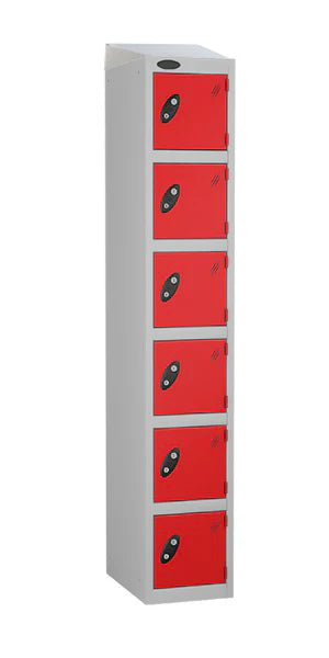 6 Door Steel Locker – Anti-Bacterial Powder Coated Mild Steel