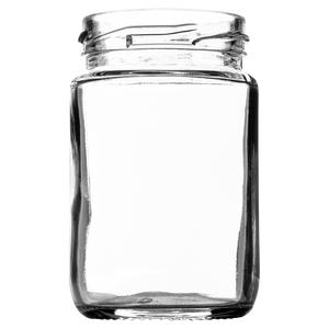 105ml (3.5oz) Round Empty Glass Jars with 48mm Twist-Off Lids (Pack of 162)