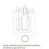 250ml Water/Juice/Lemonade Swing-Stopper Glass Bottle
