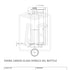 500ml Green Glass Dorica Oil Bottle (Screw Neck)