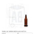 500ml JAC Amber Beer Glass Bottle