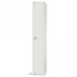 All White Steel Locker with Cam Key Lock, 450mm Depth