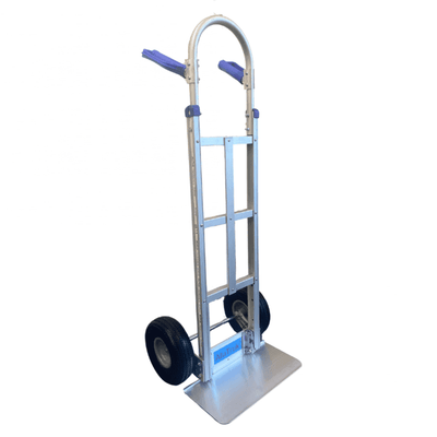 Aluminium Sack Truck with Folding Footplate 300kg Capacity Puncture Proof Tyres
