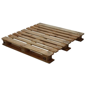 Chemiczna paleta CP3 – 1140x1140x138mm – Używana – Paleta drewniana o dużej wytrzymałości do beczek i cieczy