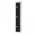 Coloured Steel Locker with Sloping Top and Cam Key Lock, 300 x 300mm