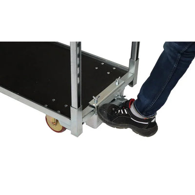 Brake for Danish Plant Trolley – Galvanized, Foot-Operated, 400kg Capacity