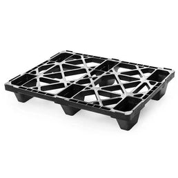 Paleta wyświetlaczowa z tworzywa sztucznego – 800x600x130mm – Możliwość układania w stos – Wytrzymały plastik PO