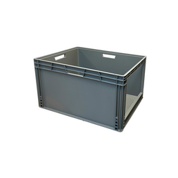 Euro Plastikowy Pojemnik Stacking – 800x600x445mm – 185 Litrów – Otwór do Chwytania