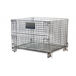 Heavy Duty Collapsible Wire Mesh Cage Pallet - Up to 1500kg Capacity