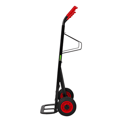 High Back Steel Angle Iron Sack Truck – 300kg Capacity with Leg Rests