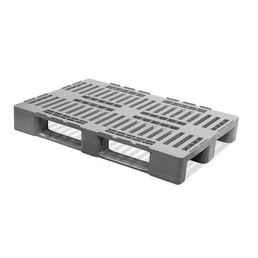 H1 Paleta Higieniczna – 1200x800x160mm – Otwarty Pokład z Podniesioną Krawędzią HDPE Klasa Żywnościowa 1000kg Obciążenie Regału