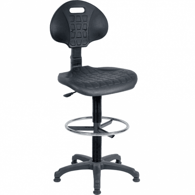 Industrial Polyurethane Draughter Chair – Adjustable Height 730-860mm
