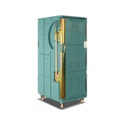 Izotermiczny pojemnik na rolkach – 600x800x1670mm – pojemność 370L – certyfikaty ATP i HACCP